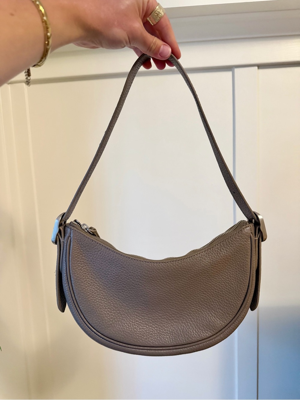 Quince Estelle Mini Shoulder Bag in Mink - Picture 3 of 3